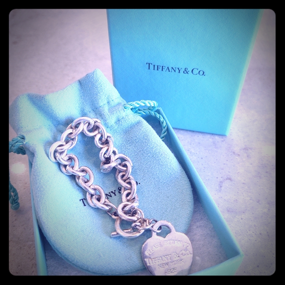 Tiffany 7" silver bracelet